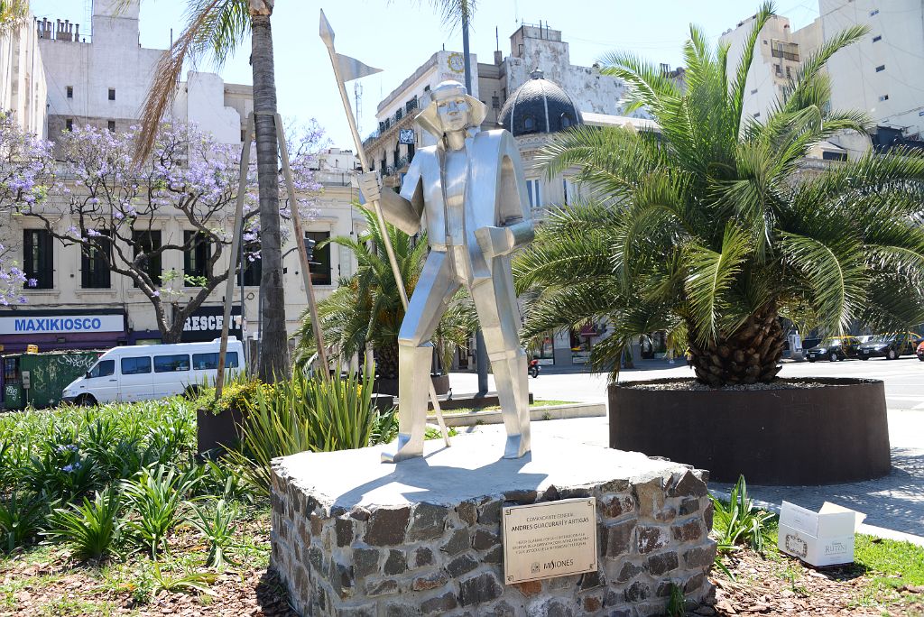 14 Statue Of Comandante General Andres Guacurari Y Artegas On Avenida 9 de Julio Avenue Buenos Aires